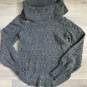 Gray off the shoulder sweater